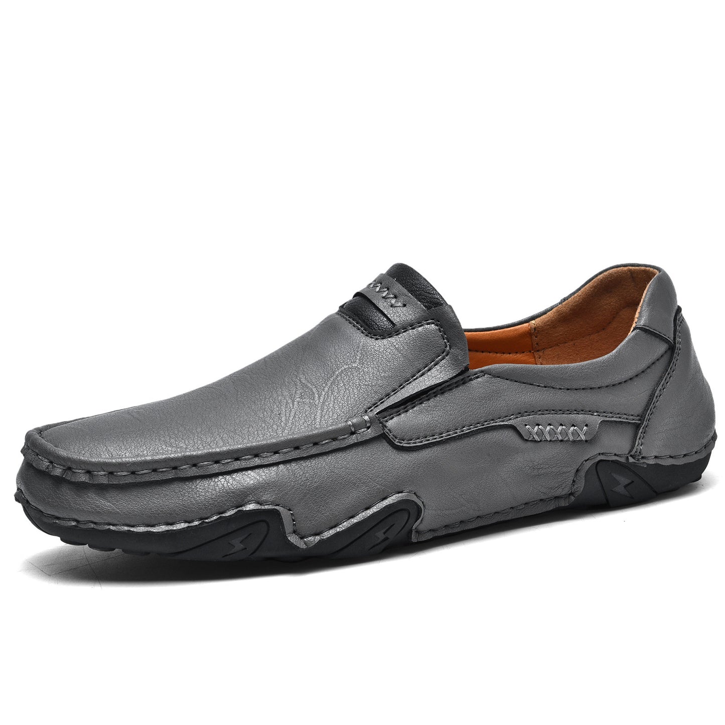 Mostelo Men's Casual Slip On Soft Leather Lightweight Shoes