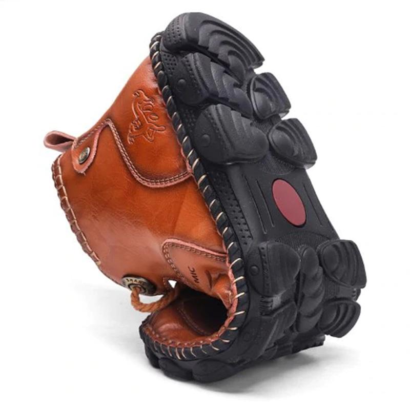 Mostelo™ -Men's Hand Stitching Casual Large Size Boots