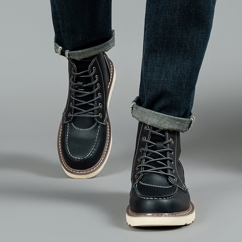 Mostelo Mens Boots  Casual Boots For Men Waterproof Chukka Boots Mens