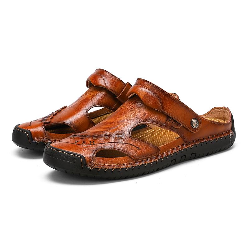 Mostelo™ Men's casual breathable handmade leather sandals