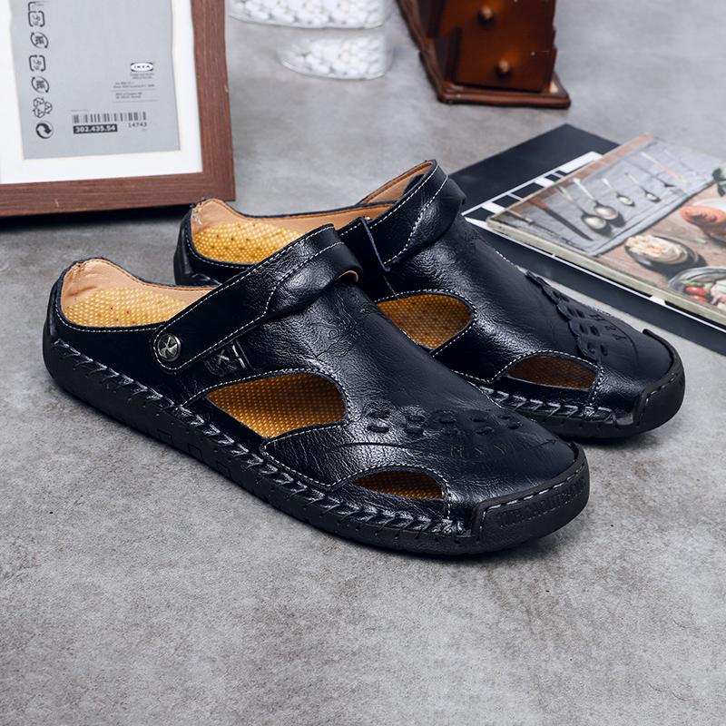 Mostelo™ Men's casual breathable handmade leather sandals