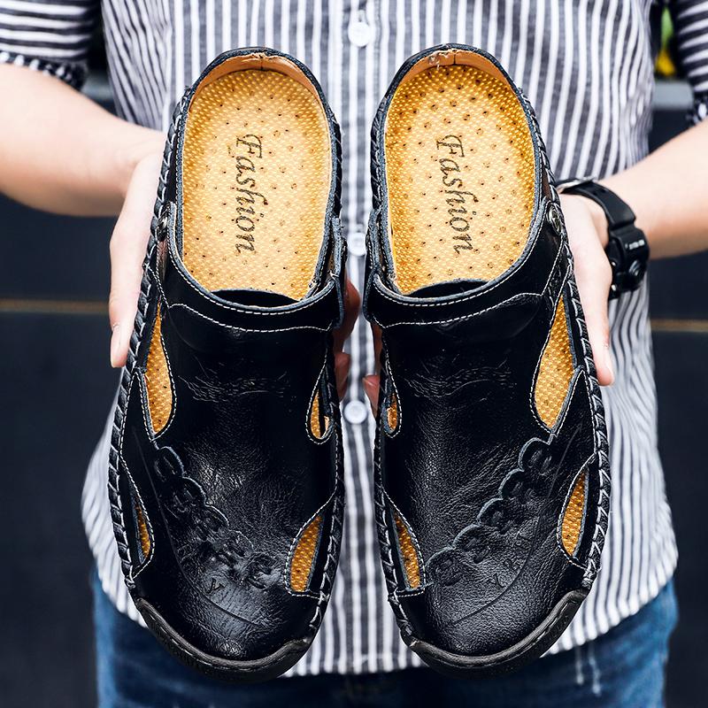 Mostelo™ Men's casual breathable handmade leather sandals