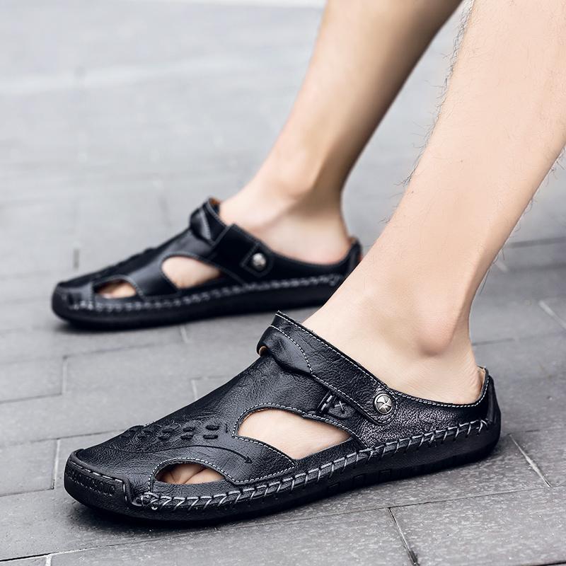 Mostelo™ Men's casual breathable handmade leather sandals