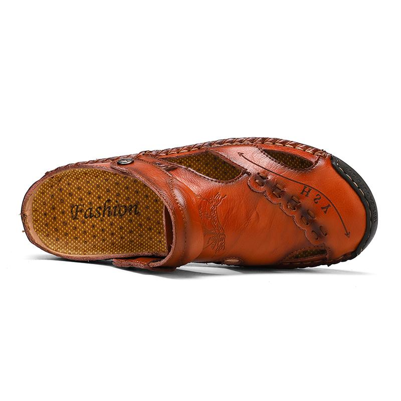 Mostelo™ Men's casual breathable handmade leather sandals