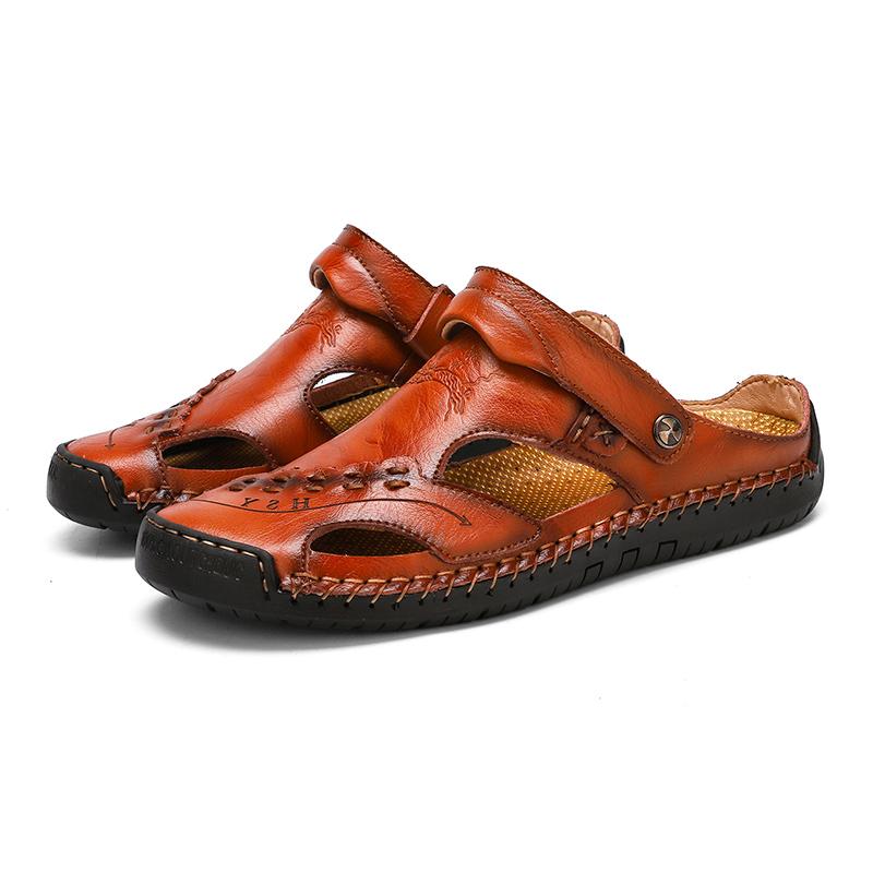 Mostelo™ Men's casual breathable handmade leather sandals