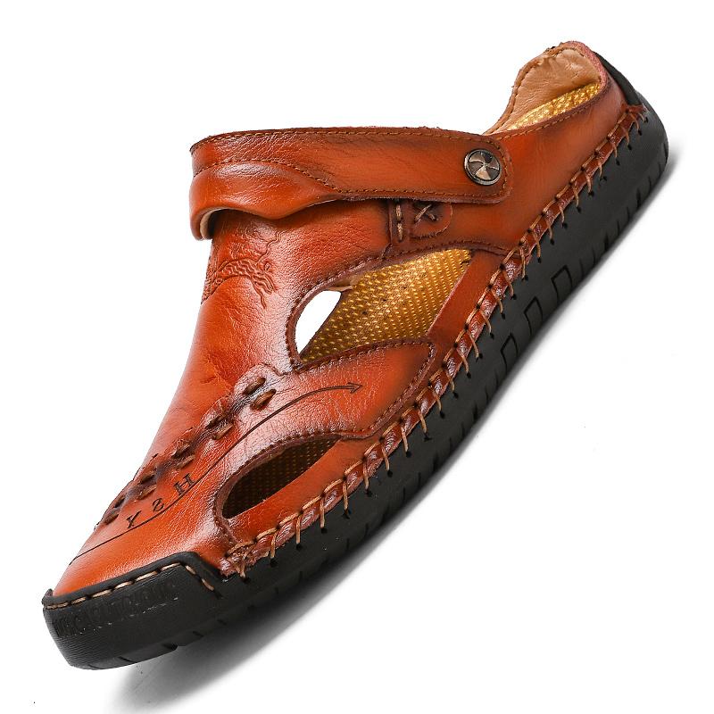Mostelo™ Men's casual breathable handmade leather sandals