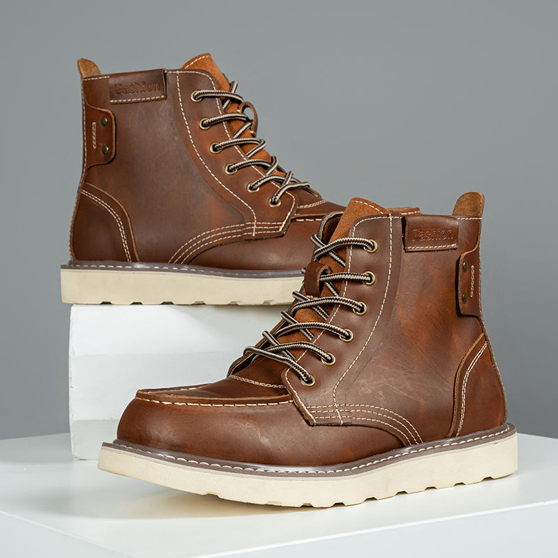 Mostelo Mens Boots  Casual Boots For Men Waterproof Chukka Boots Mens