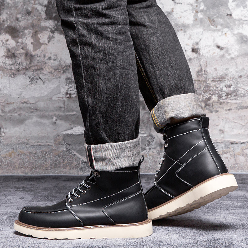 Mostelo Mens Boots  Casual Boots For Men Waterproof Chukka Boots Mens