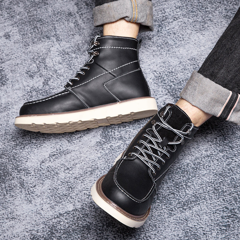 Mostelo Mens Boots  Casual Boots For Men Waterproof Chukka Boots Mens