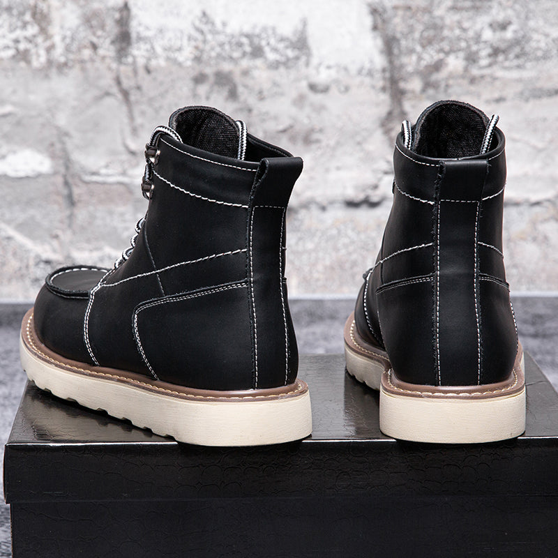 Mostelo Mens Boots  Casual Boots For Men Waterproof Chukka Boots Mens