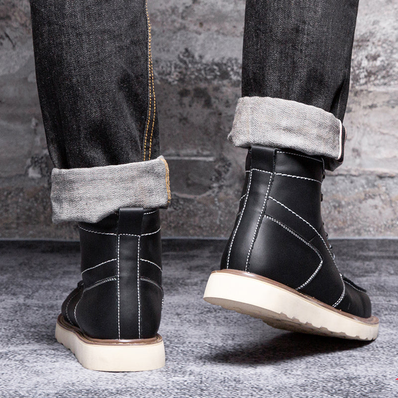 Mostelo Mens Boots  Casual Boots For Men Waterproof Chukka Boots Mens