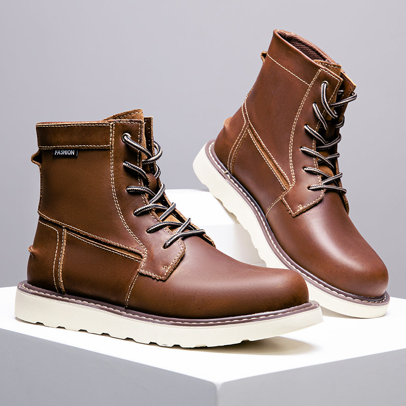 Mostelo Mens Boots  Casual Boots For Men Waterproof Chukka Boots Mens