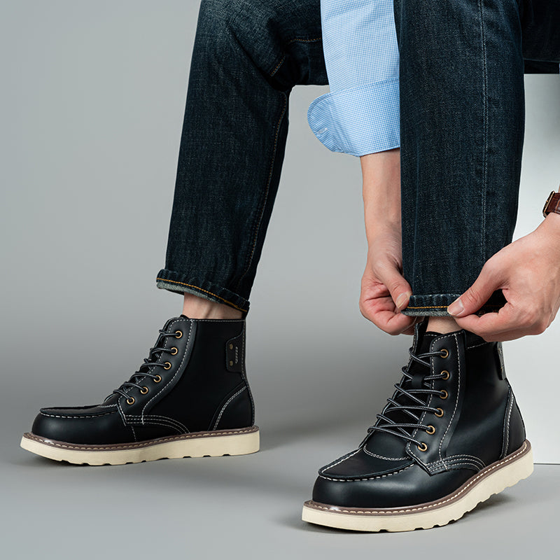 Mostelo Mens Boots  Casual Boots For Men Waterproof Chukka Boots Mens