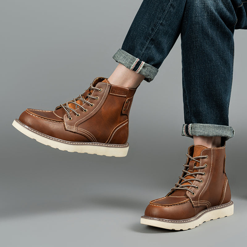 Mostelo Mens Boots  Casual Boots For Men Waterproof Chukka Boots Mens