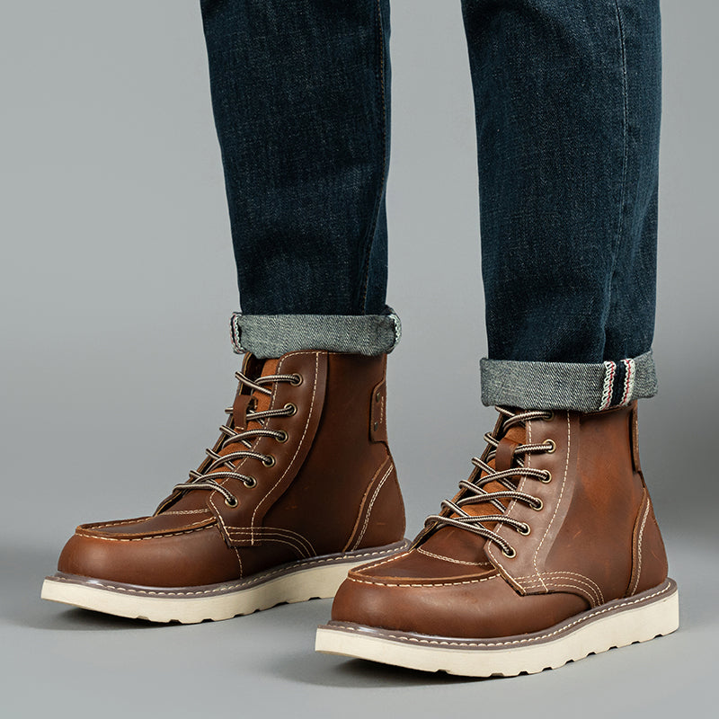 Mostelo Mens Boots  Casual Boots For Men Waterproof Chukka Boots Mens