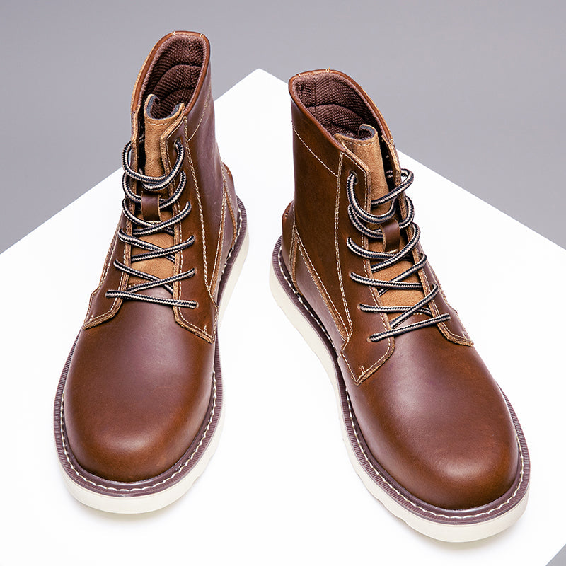 Mostelo Mens Boots  Casual Boots For Men Waterproof Chukka Boots Mens