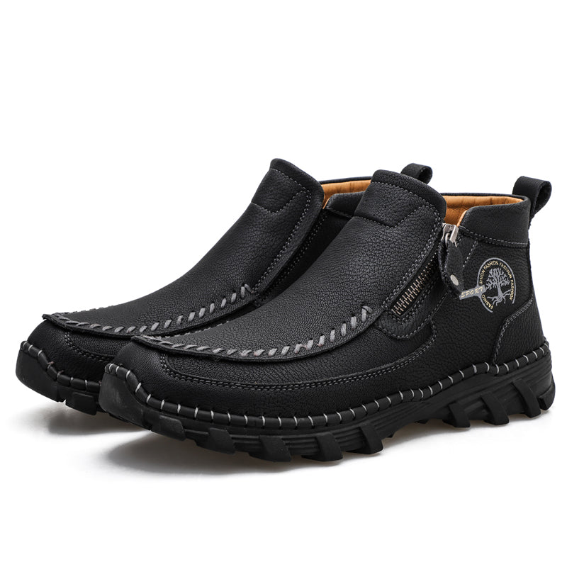 Mostelo® -  Men's Soft And Breathable Zipper Outdoor Tooling Boots