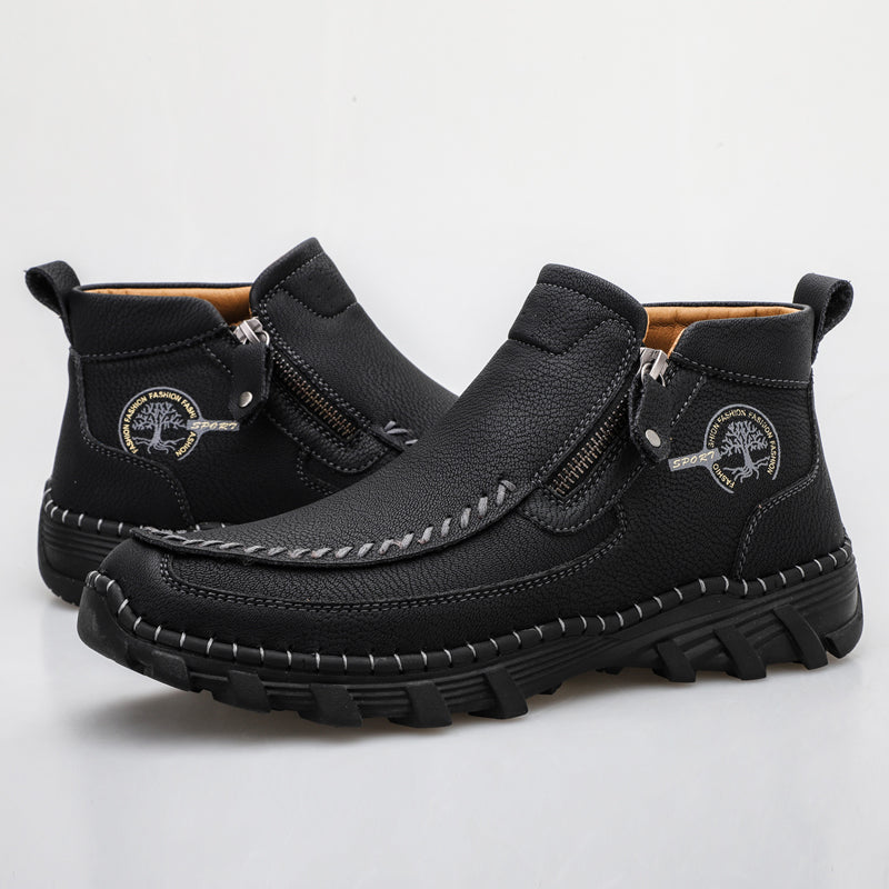 Mostelo® -  Men's Soft And Breathable Zipper Outdoor Tooling Boots
