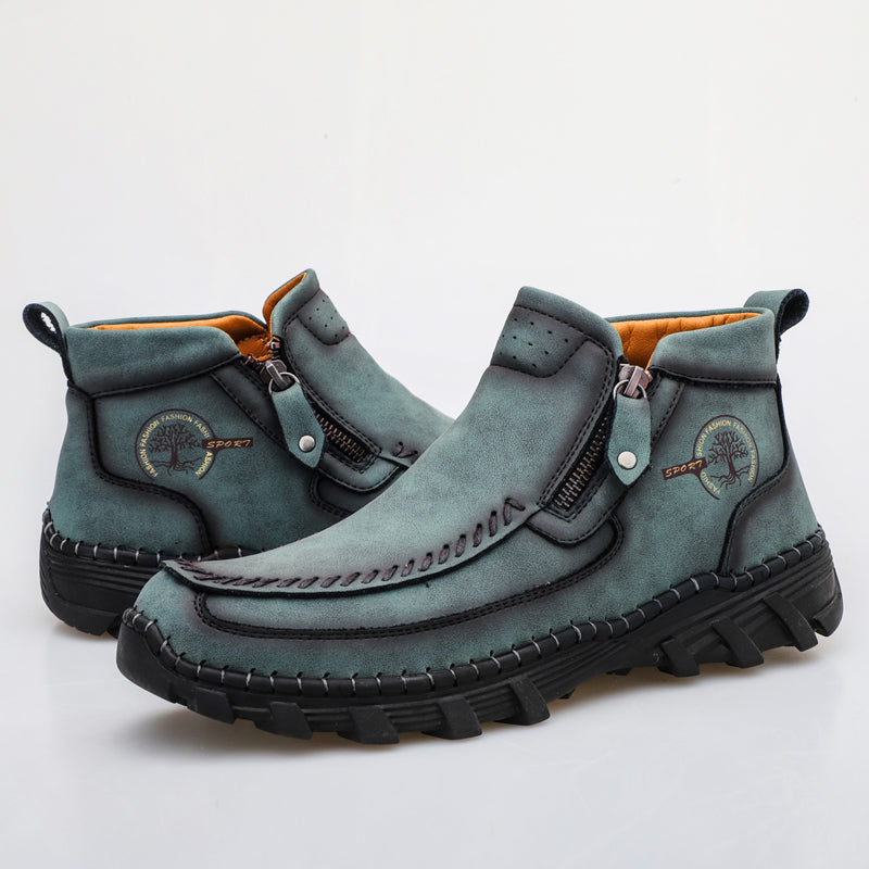 Mostelo® -  Men's Soft And Breathable Zipper Outdoor Tooling Boots