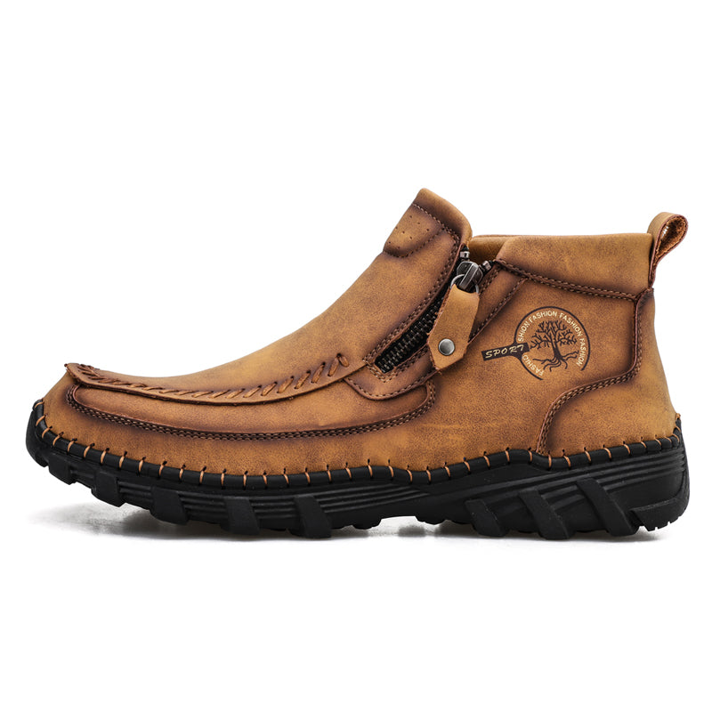 Mostelo® -  Men's Soft And Breathable Zipper Outdoor Tooling Boots