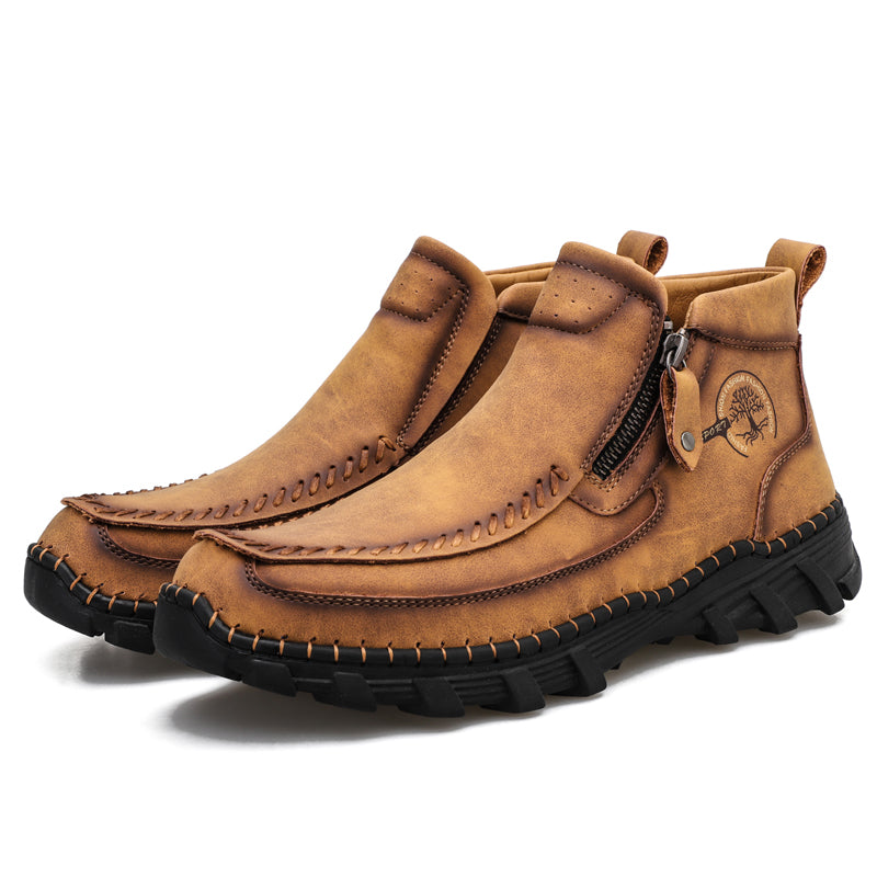 Mostelo® -  Men's Soft And Breathable Zipper Outdoor Tooling Boots