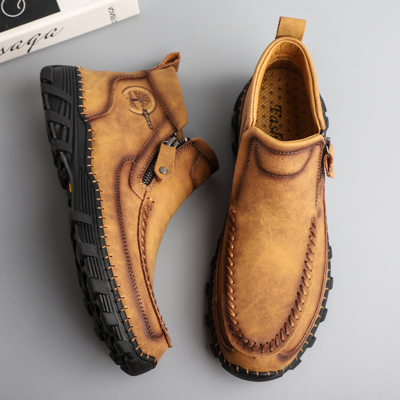 Mostelo® -  Men's Soft And Breathable Zipper Outdoor Tooling Boots