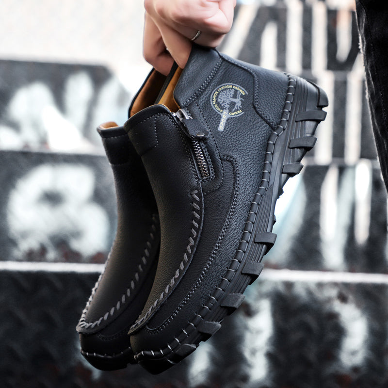 Mostelo® -  Men's Soft And Breathable Zipper Outdoor Tooling Boots