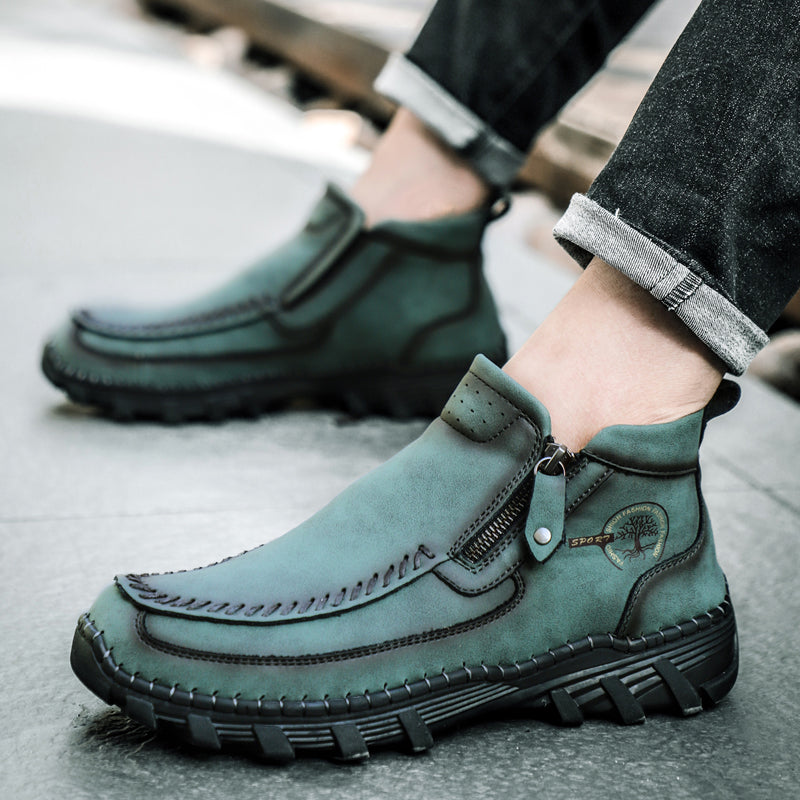 Mostelo® -  Men's Soft And Breathable Zipper Outdoor Tooling Boots