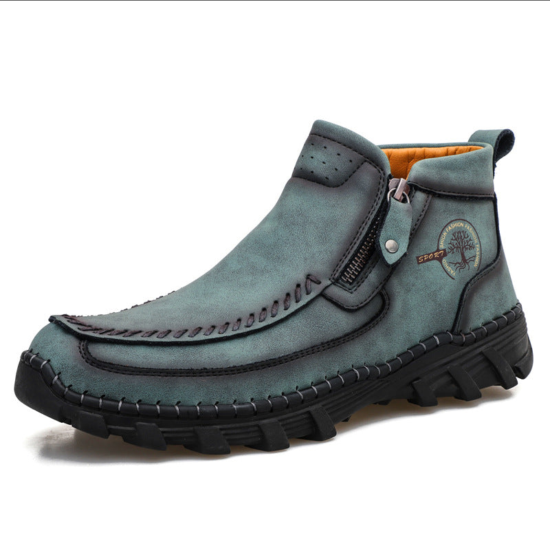 Mostelo® -  Men's Soft And Breathable Zipper Outdoor Tooling Boots