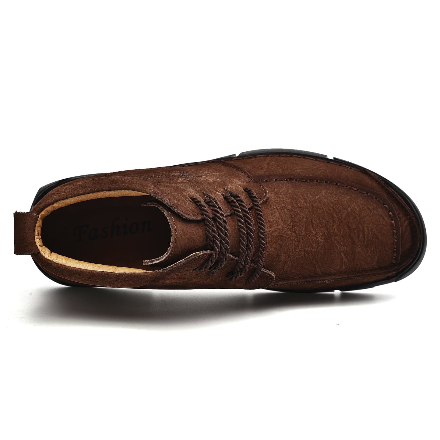 Mostelo® -Winter men's casual leather shoes with leather soft soles and high top leather shoes