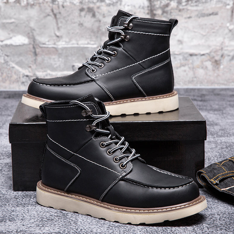 Mostelo Mens Boots  Casual Boots For Men Waterproof Chukka Boots Mens