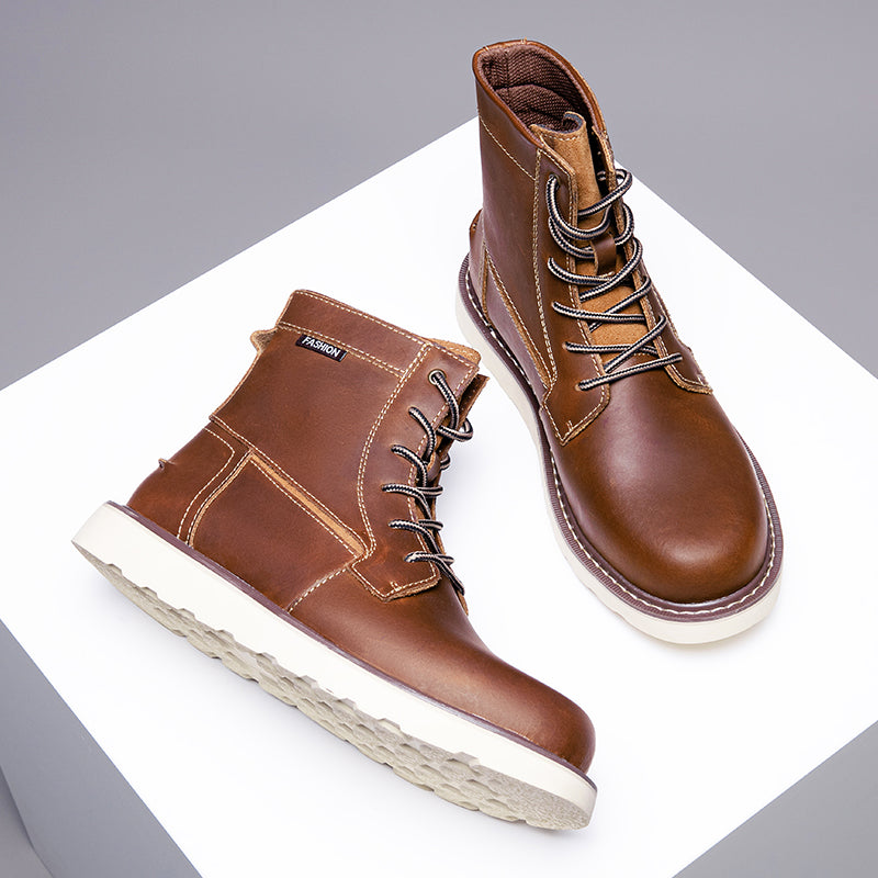 Mostelo Mens Boots  Casual Boots For Men Waterproof Chukka Boots Mens