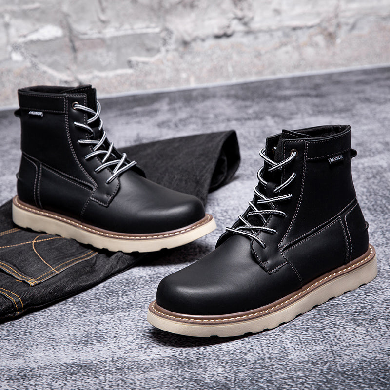 Mostelo Mens Boots  Casual Boots For Men Waterproof Chukka Boots Mens