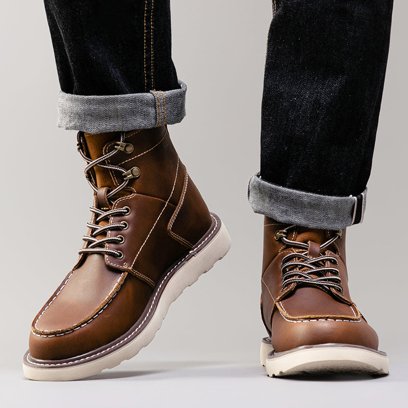 Mostelo Mens Boots  Casual Boots For Men Waterproof Chukka Boots Mens