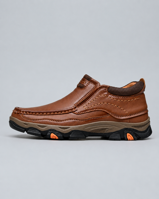 MOSTELO RidgeWalker Mid-Top Leather Slip-On Boots
