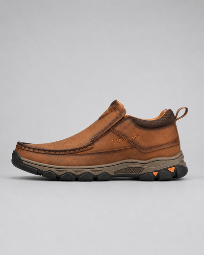 Men's Vintage Genuine Leather Slip-On Walking Shoes