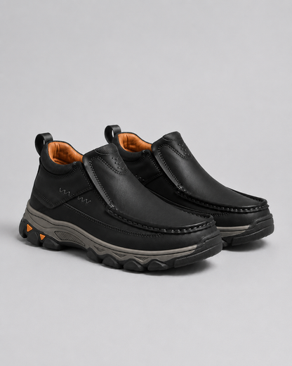 Men's Vintage Genuine Leather Slip-On Walking Shoes