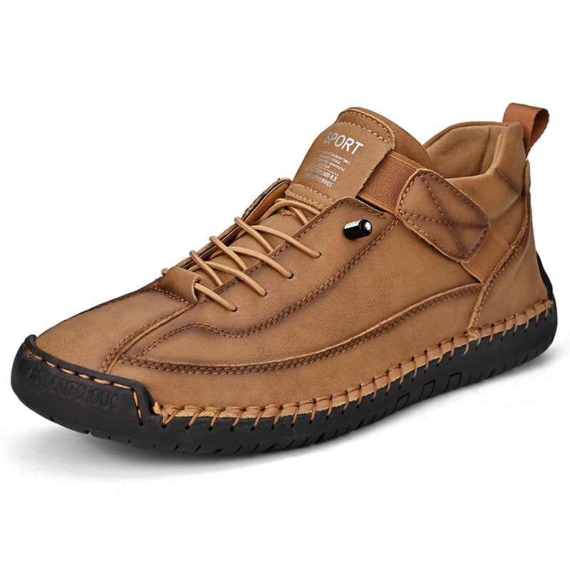 Mostelo Leather Sneakers – Soft Comfort & Orthopedic Support
