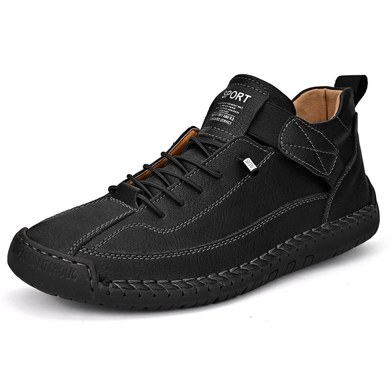 Mostelo Leather Sneakers – Soft Comfort & Orthopedic Support