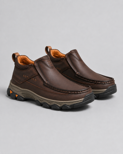 Men's Vintage Genuine Leather Slip-On Walking Shoes