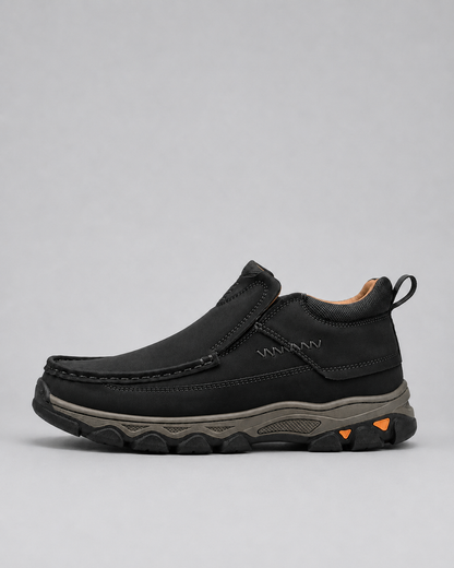 Men's Vintage Genuine Leather Slip-On Walking Shoes