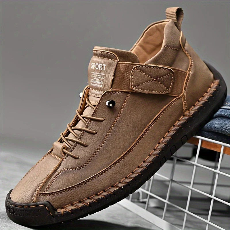 Mostelo Leather Sneakers – Soft Comfort & Orthopedic Support