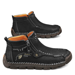 Mostelo® -  Men's Soft And Breathable Zipper Outdoor Tooling Boots V1
