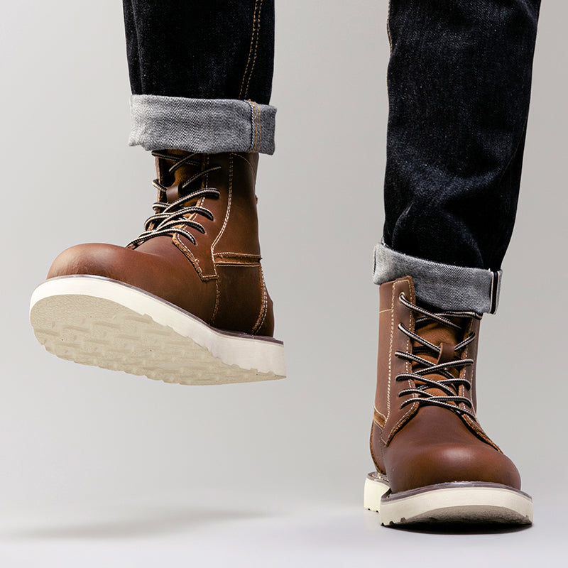Mostelo Mens Boots  Casual Boots For Men Waterproof Chukka Boots Mens