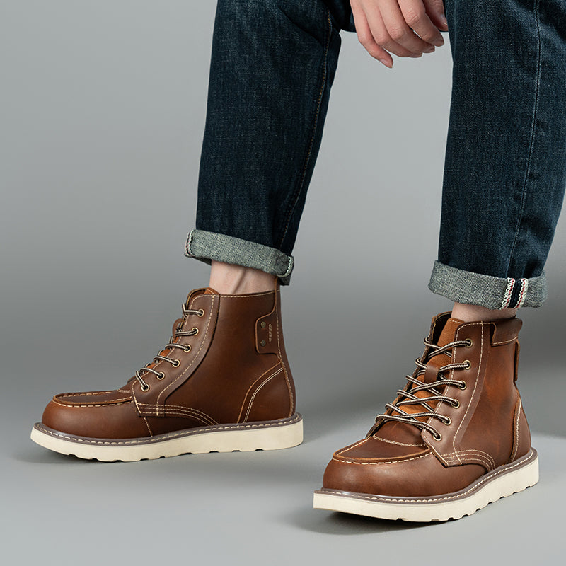 Mostelo Mens Boots  Casual Boots For Men Waterproof Chukka Boots Mens