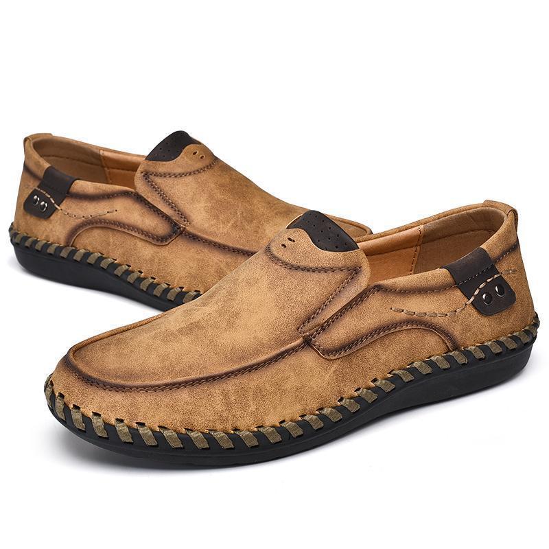 Mostelo™—Men Leather Breathable Moccasins Loafers