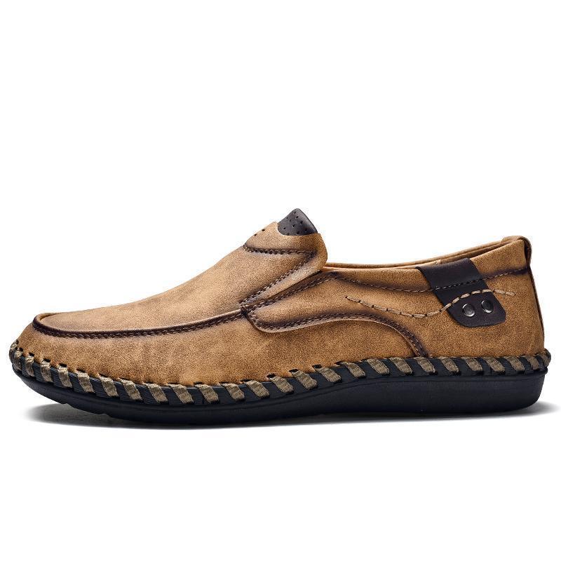 Mostelo™—Men Leather Breathable Moccasins Loafers