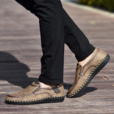 Mostelo™—Men Leather Breathable Moccasins Loafers
