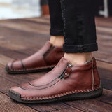 Men of high men's shoes by hand for outdoor leisure shoes boots