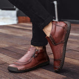 Men of high men's shoes by hand for outdoor leisure shoes boots